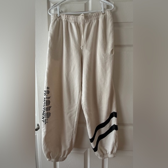 FP Movement by Free People Cream and Pink Joggers - Picture 2 of 10
